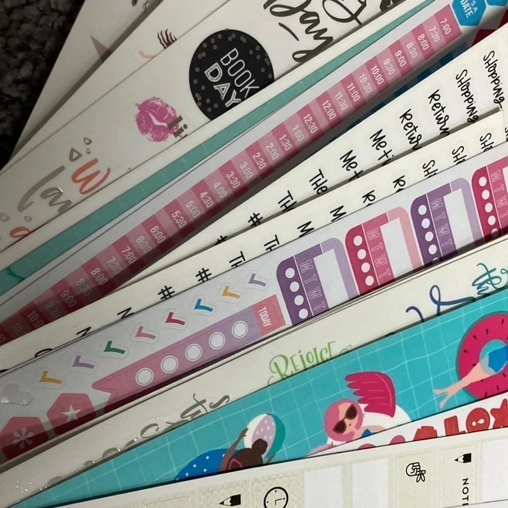 Happy planner sticker sheets